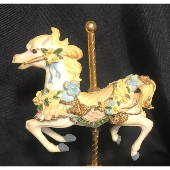 Heritage House Carousel Melodies County Fair Horse Figurines 6" Tall Set of 4 - Picture 13 of 15